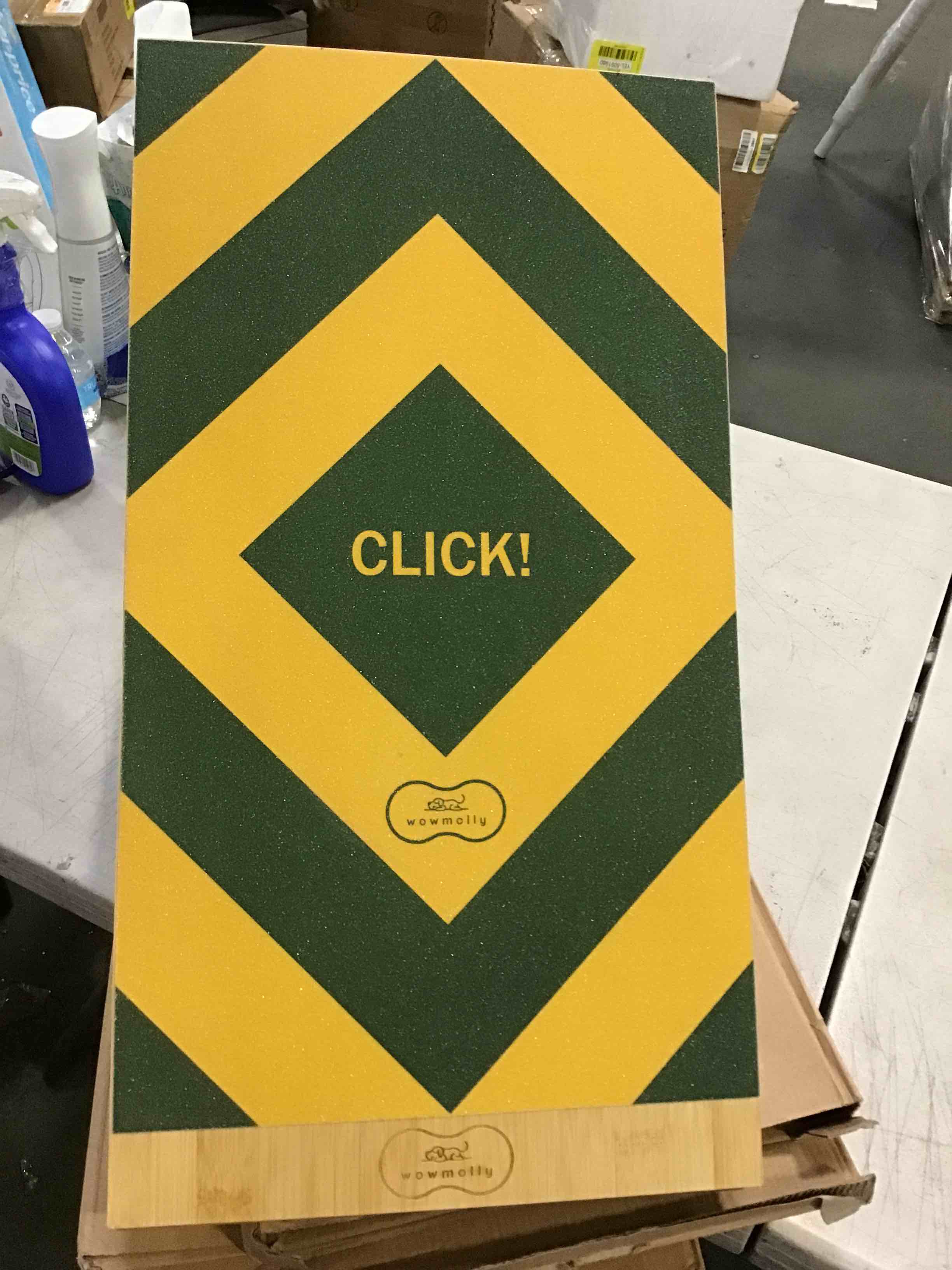 Dog Nail Scratch Board – Flat ver. Ultra Large Size – 21.2 in x 11 in x 0.47 in - Nail Scissors Grinder Alternative, Stress Set for Multi-Breed Dogs, Durable, 2 pcs Sandpaper, Manual Included