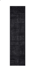 nuLOOM Contemporary Faded Elsa Runner Rug, 2' 6" x 12', black