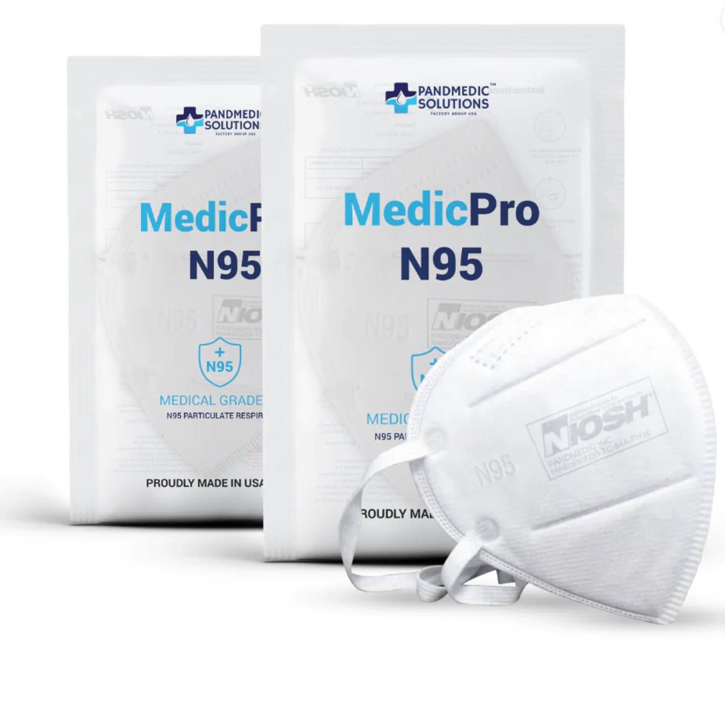 Pandmedic Solutions Medic Pro N95 face mask (pack of 10)