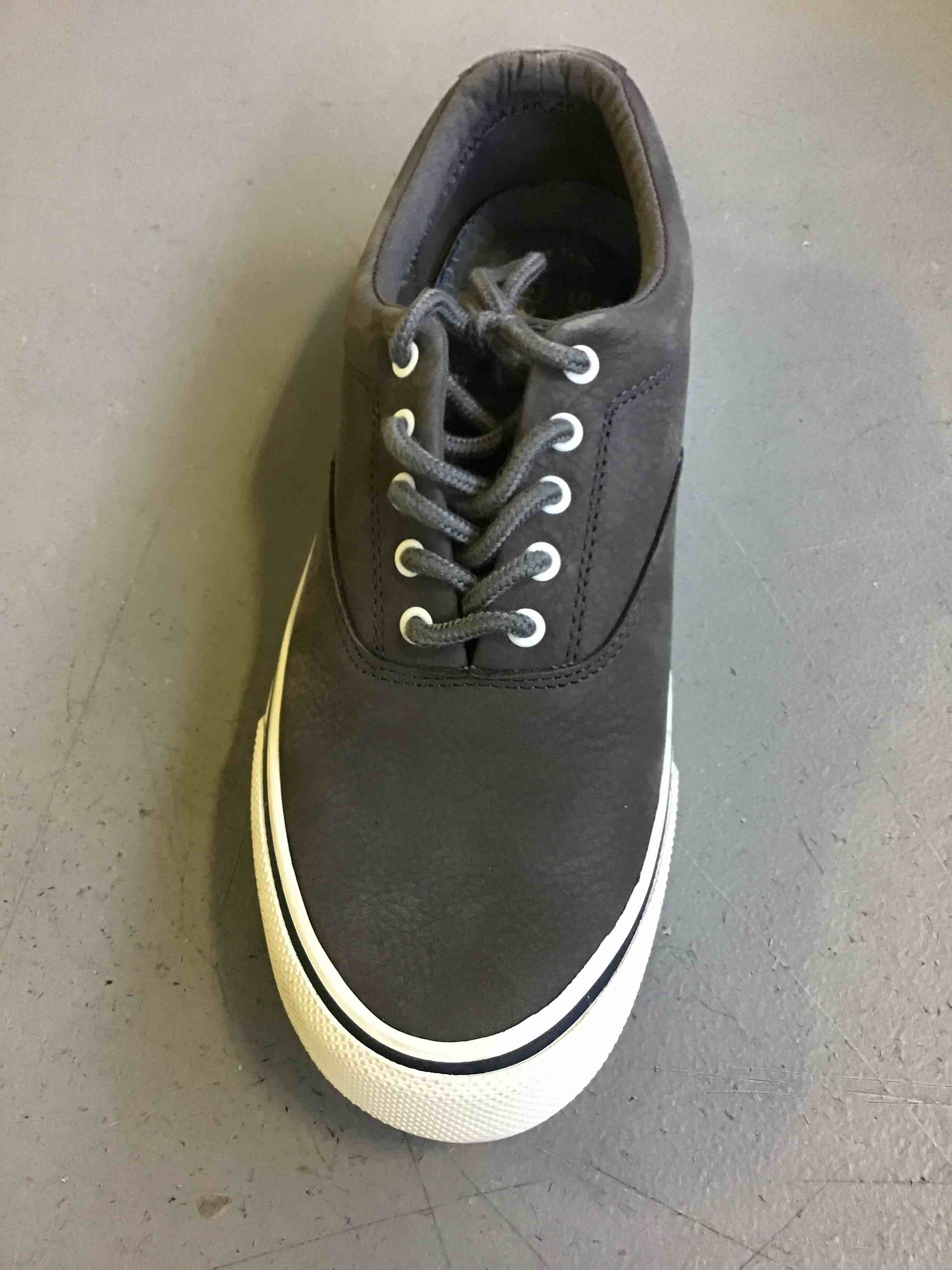 Sperry Mens Striper II CVO Washable Sneaker, Grey, 9