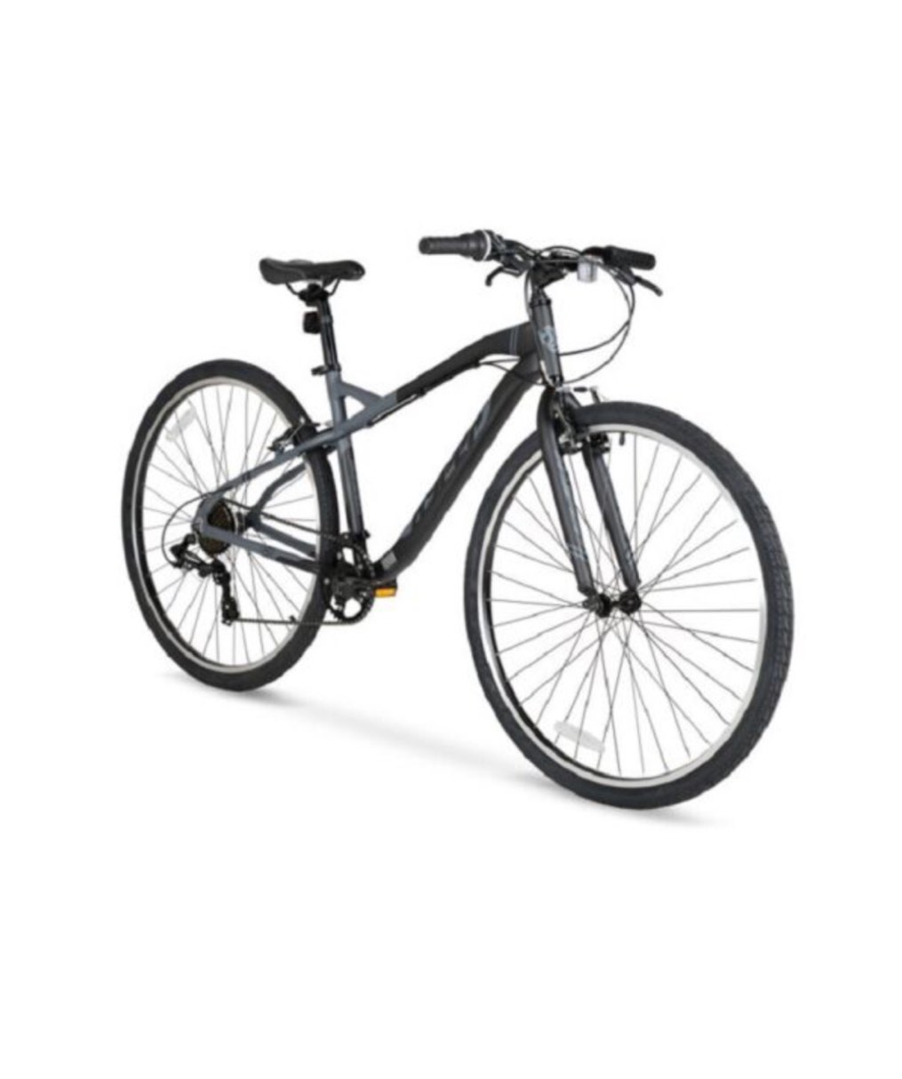 Hyper Bicycles HYP-T700-1500 700c Adult Urban Bike, Black/Gray