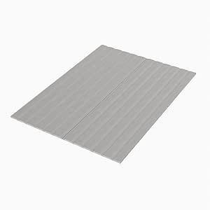 Mayton, 0.75-Inch Heavy Duty Vertical Mattress Support Wooden Bunkie Board/Slats with Cover, Queen, Beige