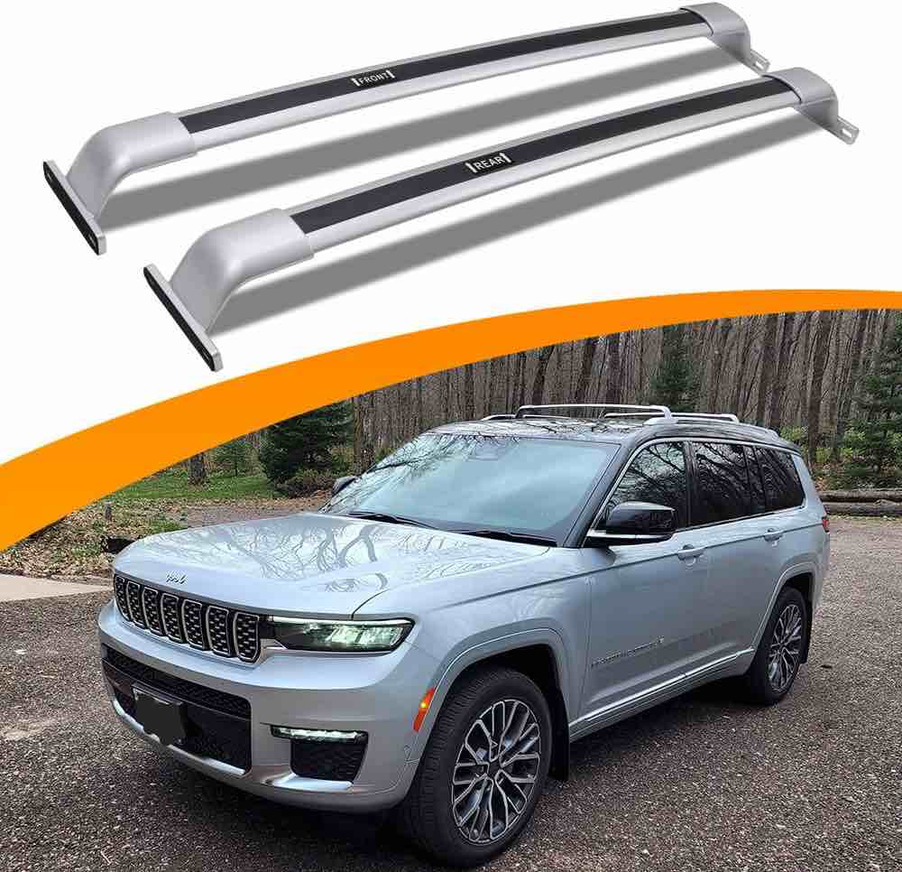 Snailfly Crossbar Fit for Jeep Grand Cherokee L 2021 2022 Roof Rack Cross bar Cargo Rooftop Exterior Accessories