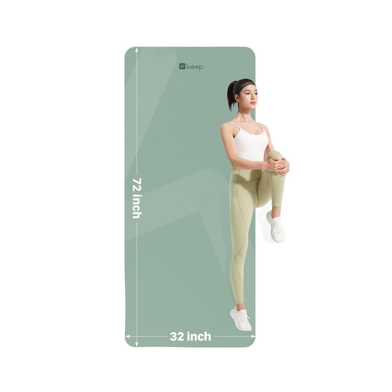 KEEP Non-Slip Large Yoga Mat - Extra Wide and Long Exercise & Fitness Mat