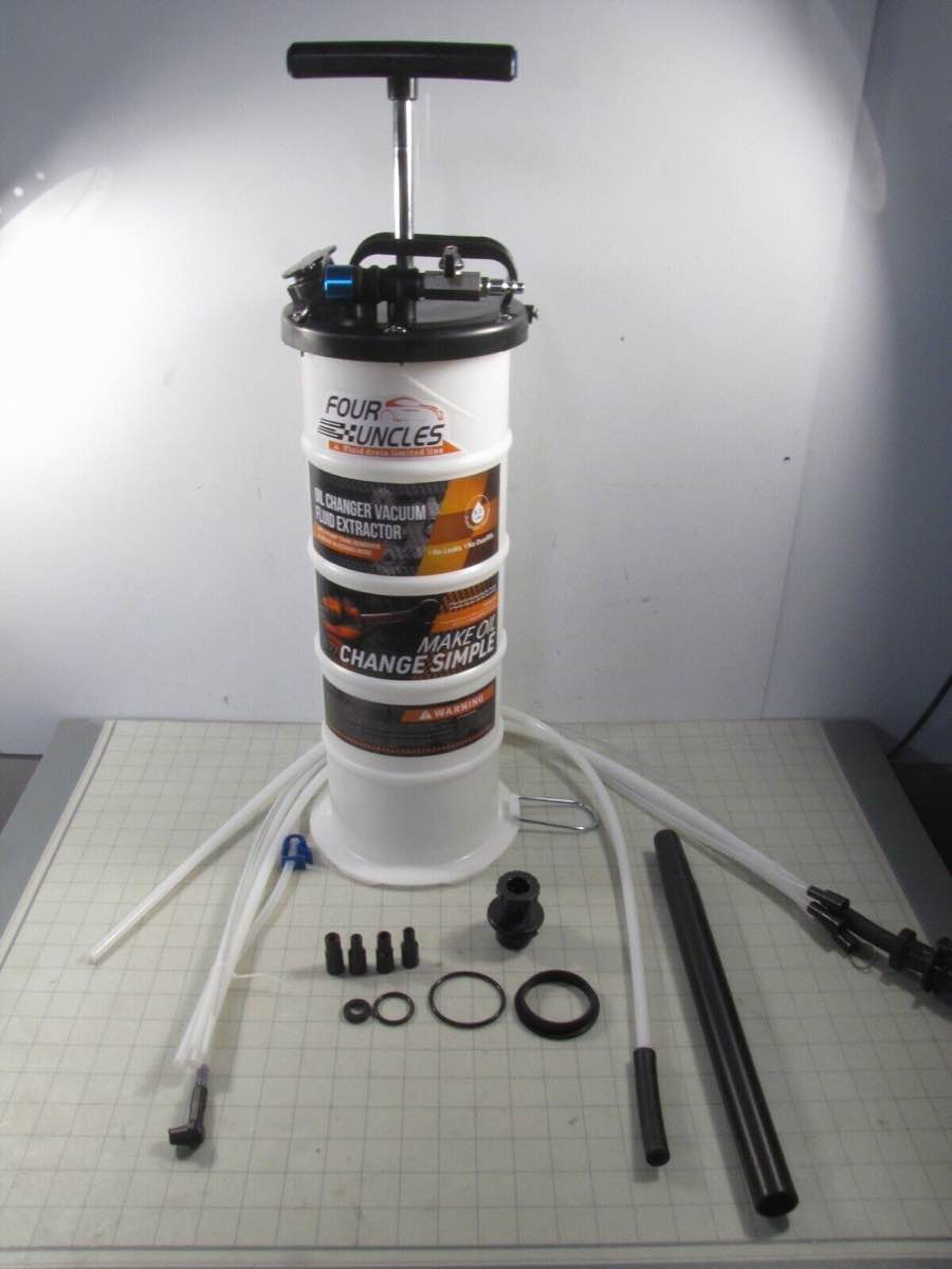 Four Uncles JS-0011 Oil Changer Vacuum Fluid Extractor Pneumatic / Manual 6.5L