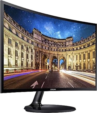 SAMSUNG 24"1080p Curved LED Monitor 60Hz - LC24F392FHNXZA