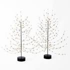 Martha Stewart set of 2 16” pearl bead trees