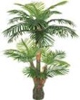 AMERIQUE Gorgeous & Unique 5 Feet Tropical Palm Artificial Plant Silk Tree, Real Touch Technology, with UV Protection, Super Quality, 5', Green
