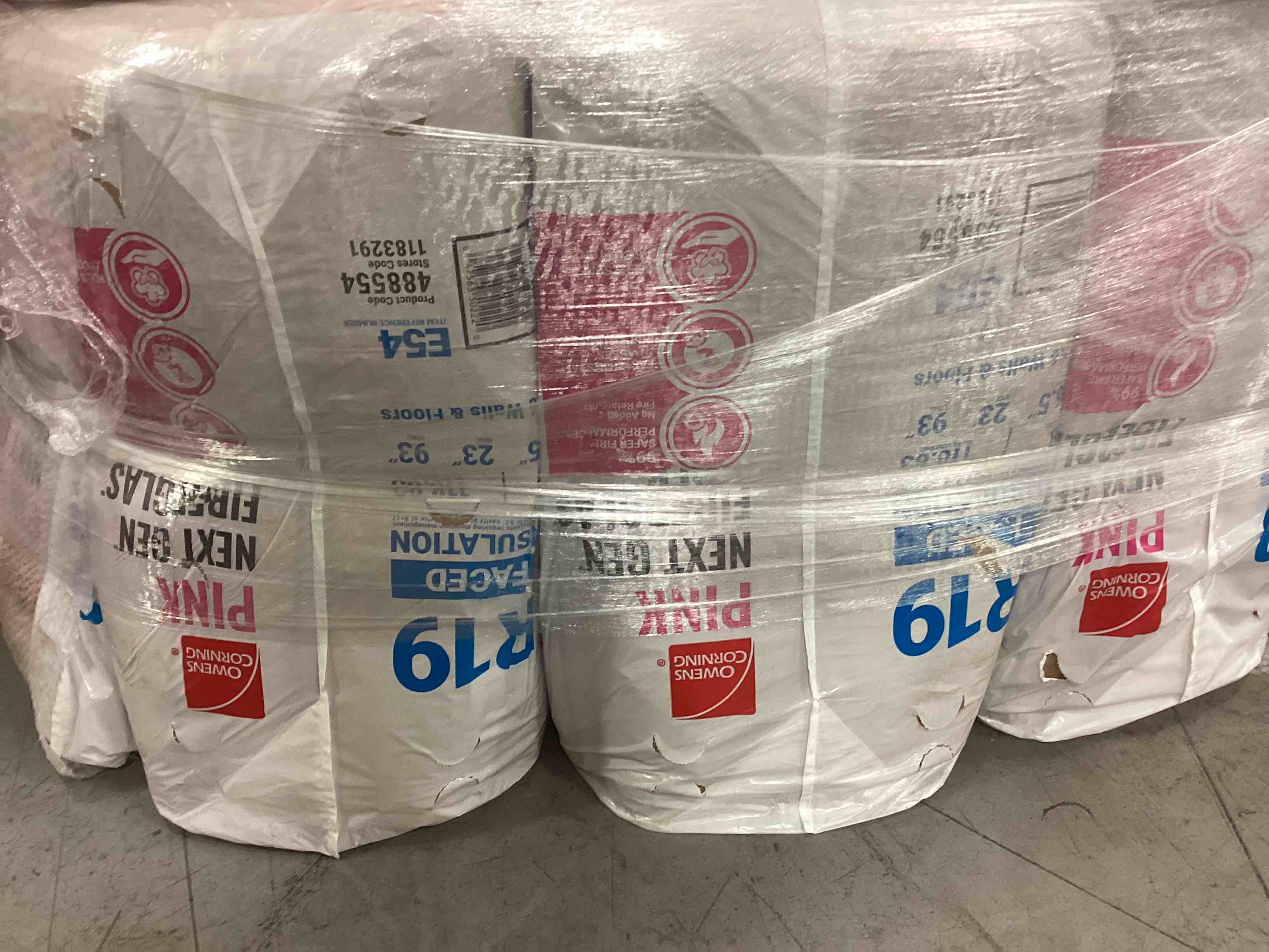 5 batts r19 faced 23” insulation your bid per batt 
