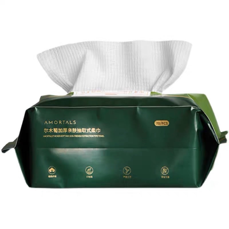 AMORTALS THICKEN SOFT & SKIN-FRIENDLY EXTRACTION TYPE TOWEL  pack 6