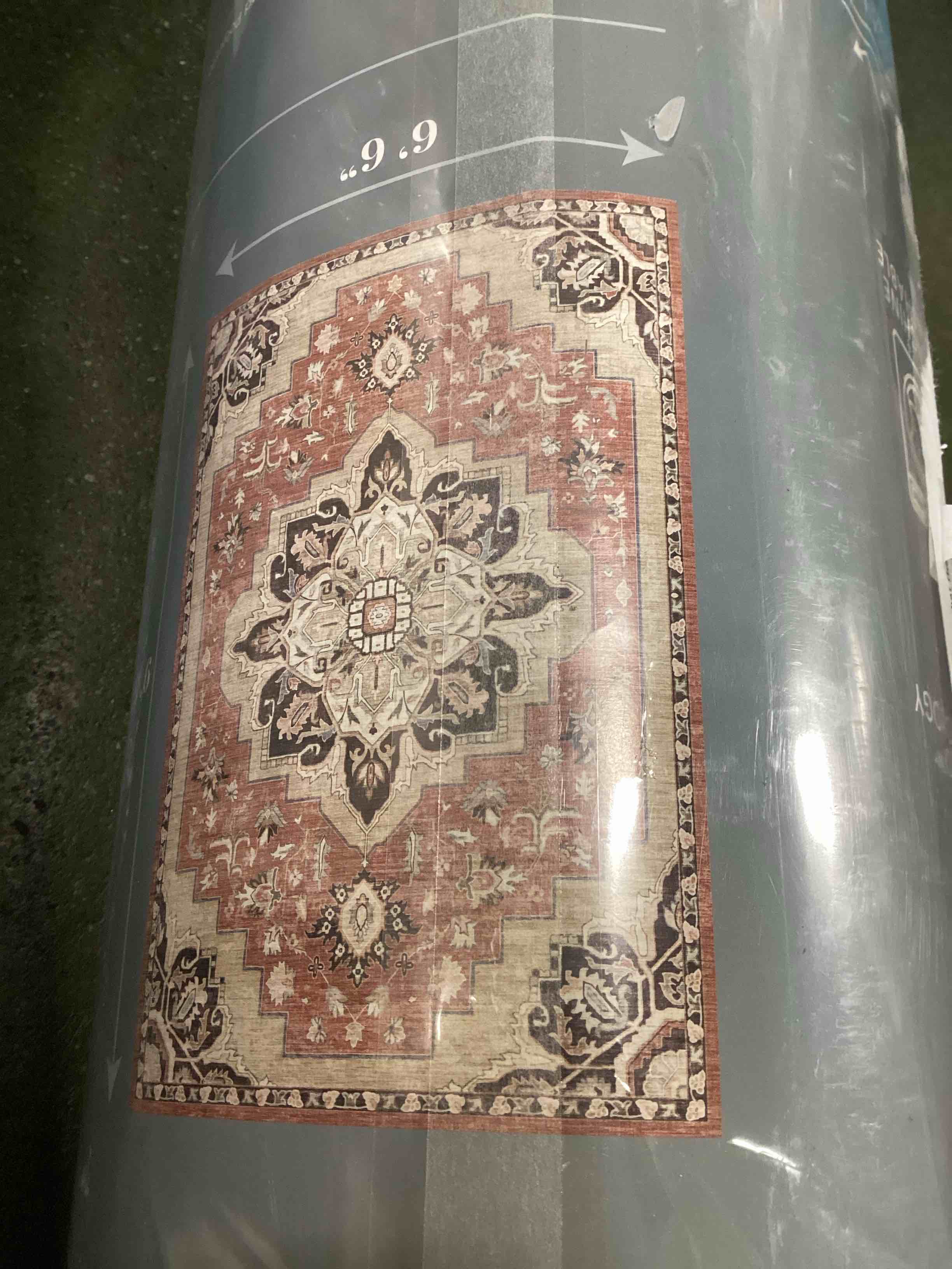 Member's Mark Everwash Washable Area Rug, 6'6"x 9'6", 