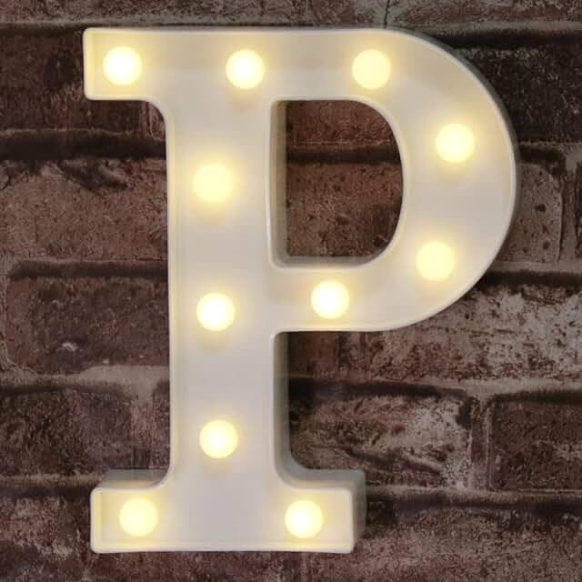 DIY Letter P
