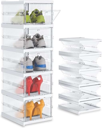 Plastic Shoe Box 5 Pc 