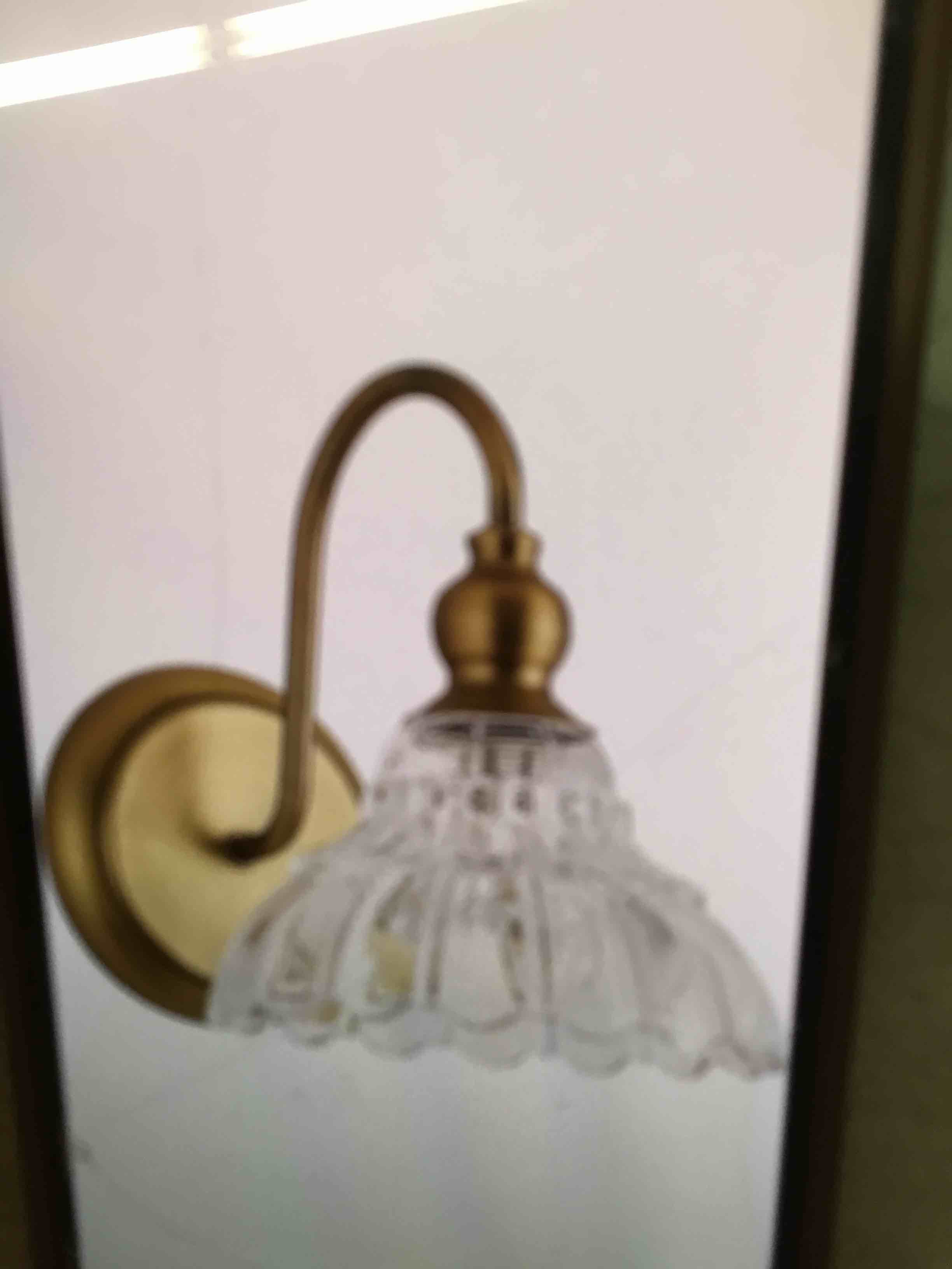 Vintage Bronze Wall Sconce Gold