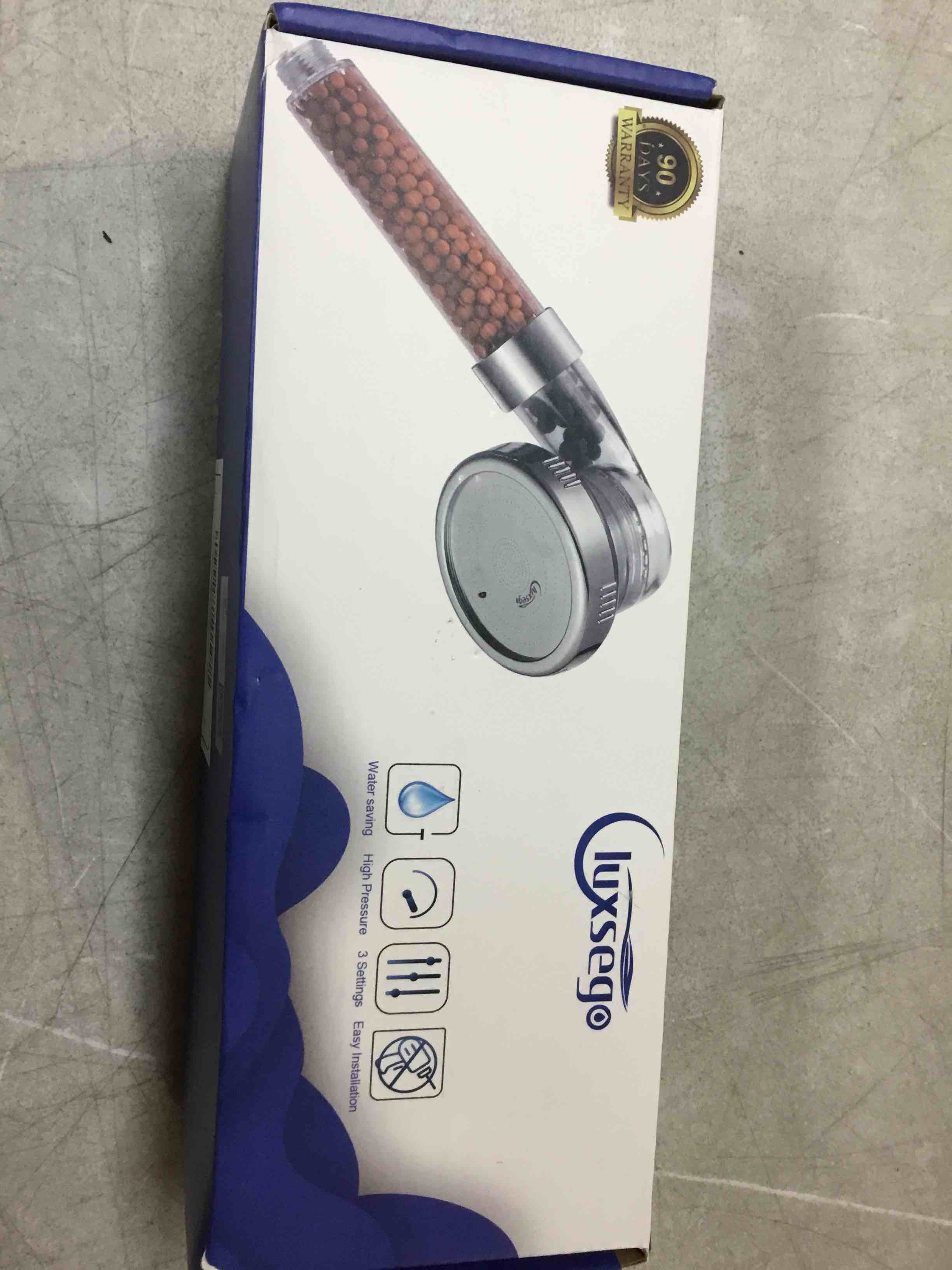 Luxsego Filtered Shower Head For Hard Water