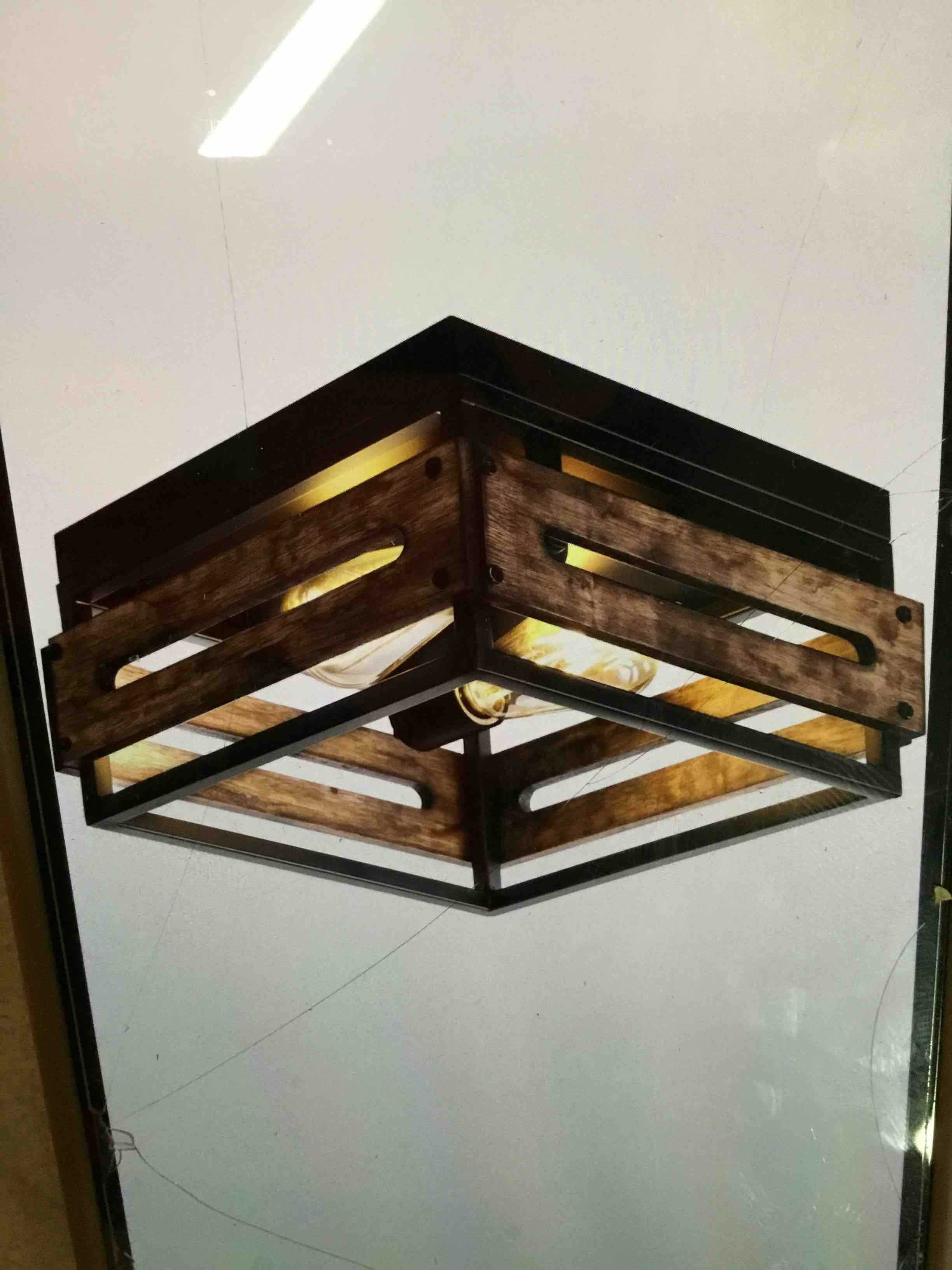 Mayna 2 Light Farmhouse Mount Ceiling Light