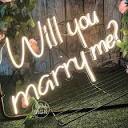 Fukemara, Large Neon Sign, Will You Marry Me Wedding Deco Led Neon Sign Light,Bachelorette Party Birthday Wedding Engagement Party Bar Pub Club Wall Hanging Decoration(WarmWhite) ,Warm White, 58x32cm( image similar)