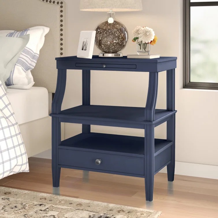 Midnight Blue Krehbiel Nightstand