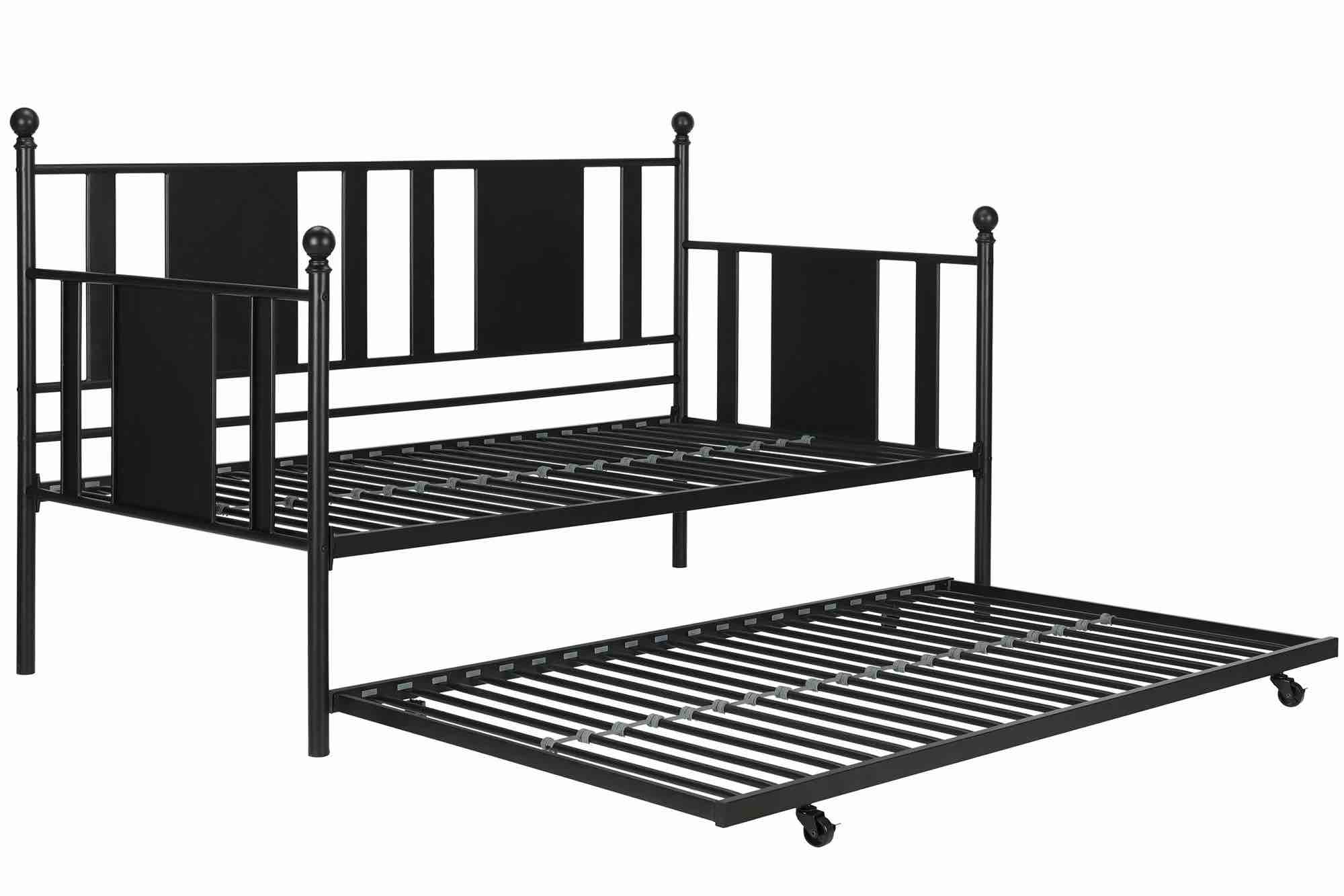 Langham Metal Daybed with Trundle Twin 
