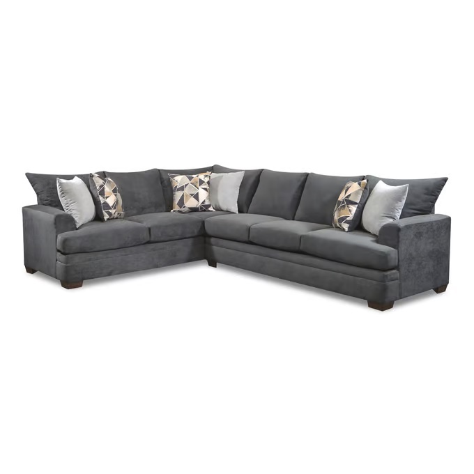 Neo Living River Charcoal Oversized Corner Sectional