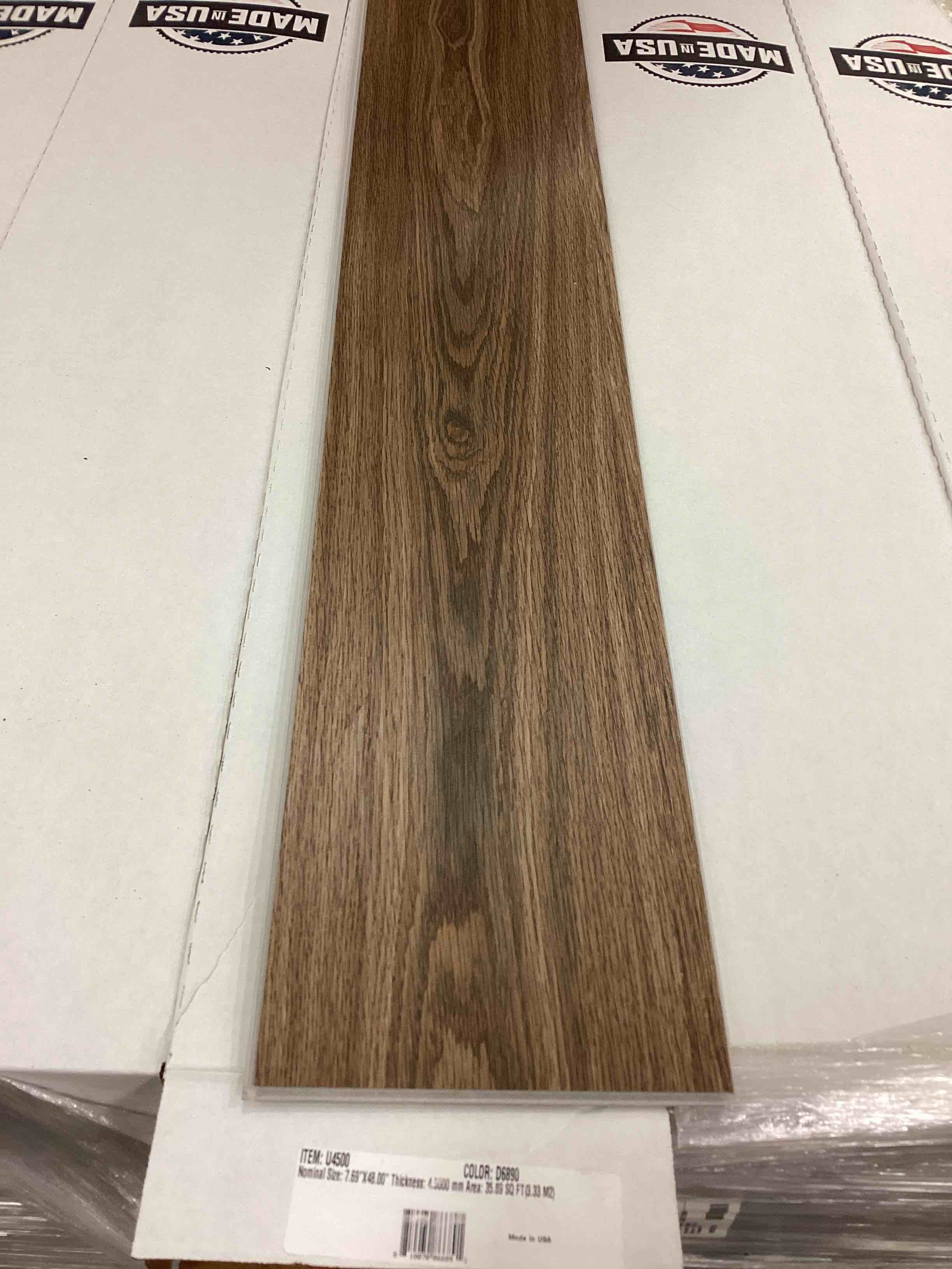 28 boxes 1,004.92  sq ft 7.69 x 48 4.5mm vinyl flooring with attached padding your bid per sq ft 