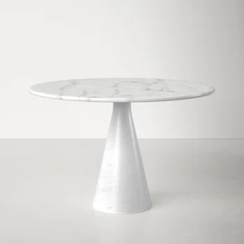 Envision round marble dining table base only 