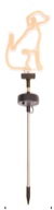 Fromma Solar Powered LED Dog Silhouette Garden Stake Light