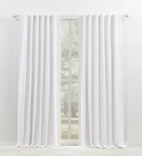 Lauren Ralph Lauren Waller Blackout Solid 100% Cotton with Lining Rod Pocket Curtain Panel