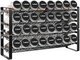 4 tier spice rack organizer black 