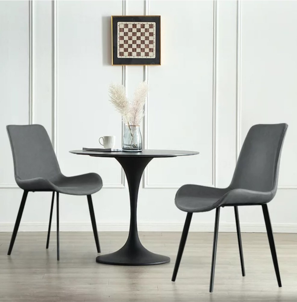 Dining Chairs Set of 2 Modern Grey JD8169-2-Y1-GT