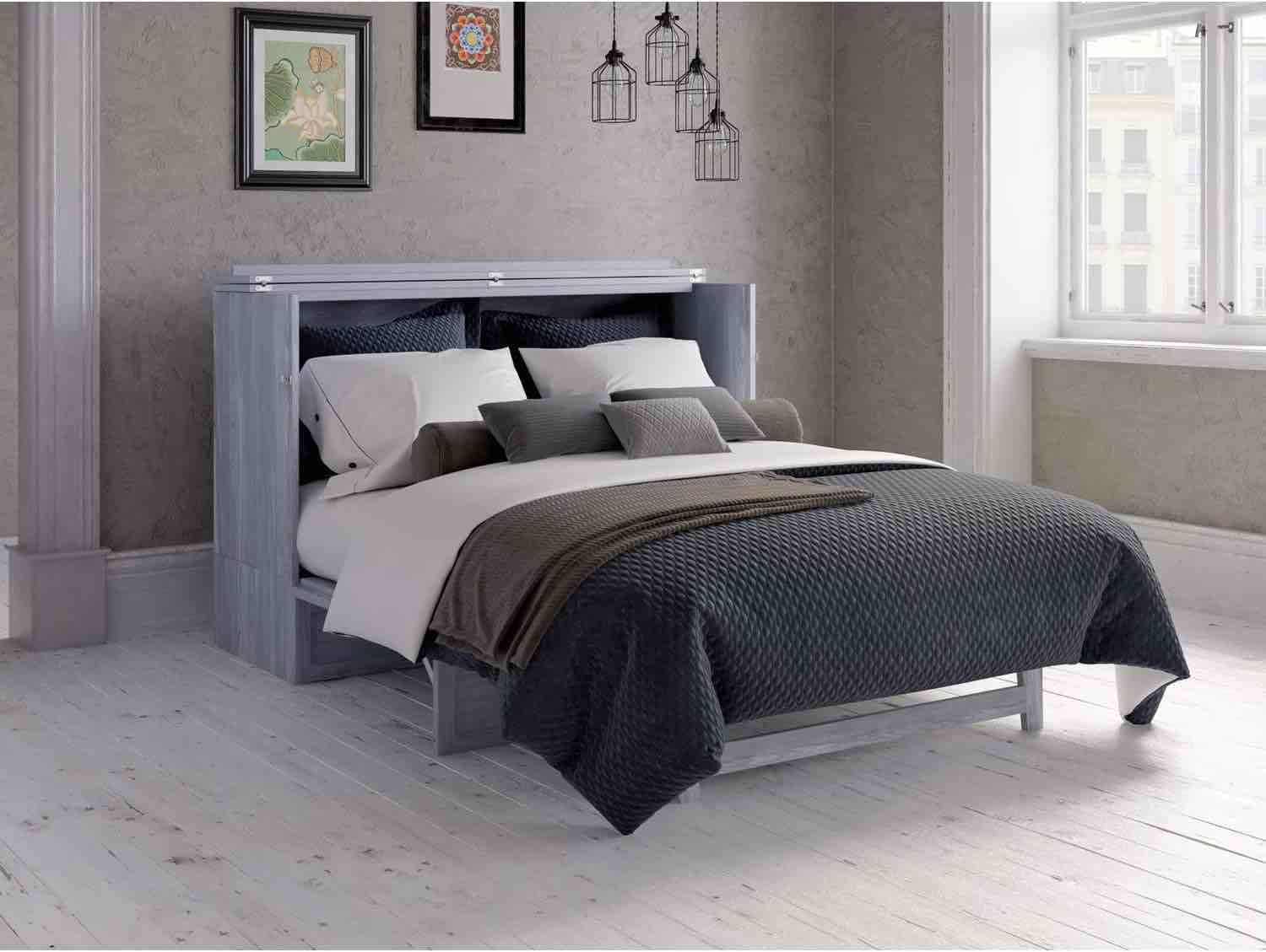 AFI, Northfield Murphy Bed Chest, Queen, Driftwood *similar to stock photo* **incomplete**