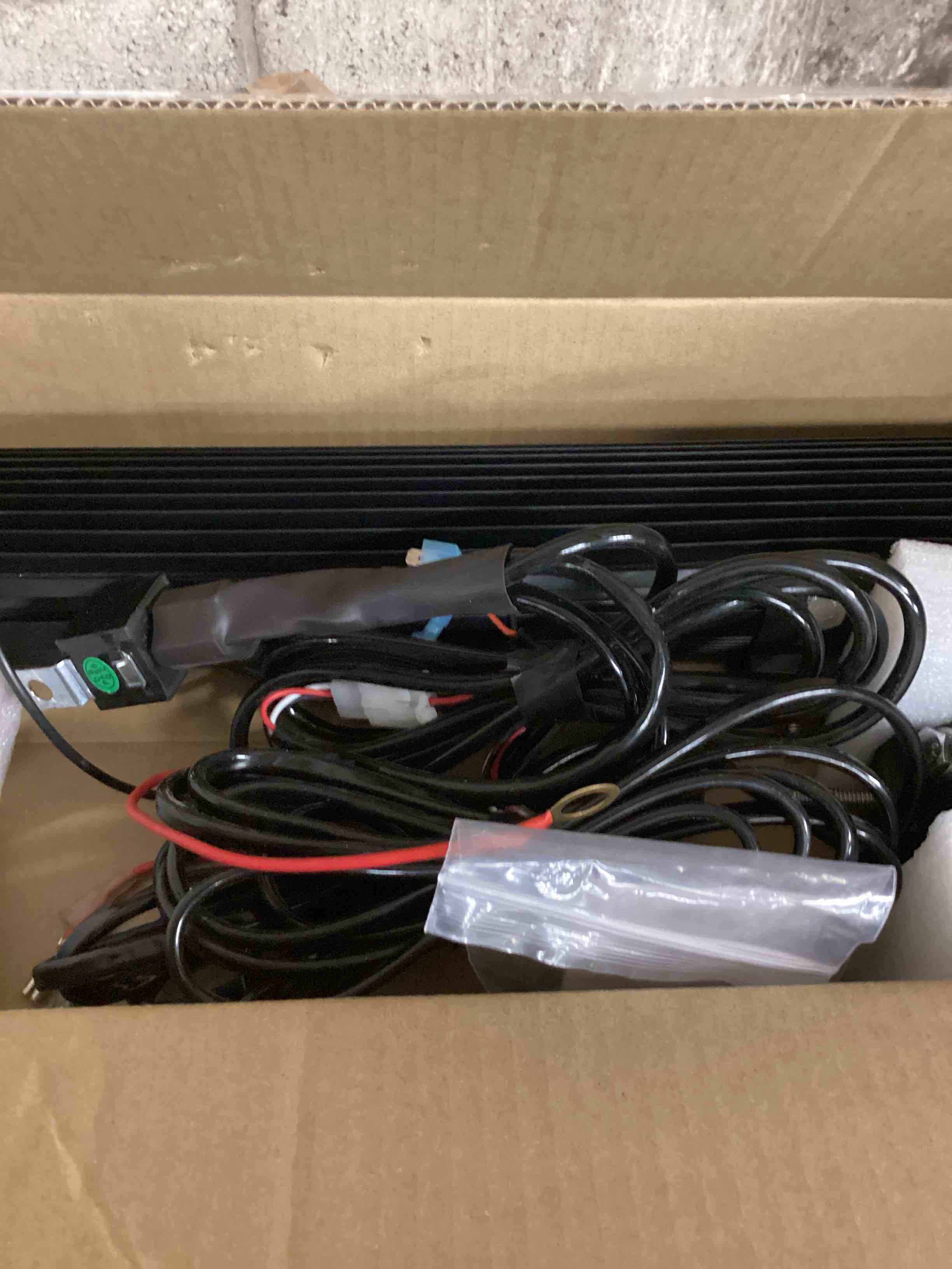 Nilight - ZH023 52Inch Spot Flood Combo Led Light Bar 2PCS 4Inch 18W Spot LED Fog Lights With Off Road Wiring Harness- 3 Leads, 2 Years Warranty