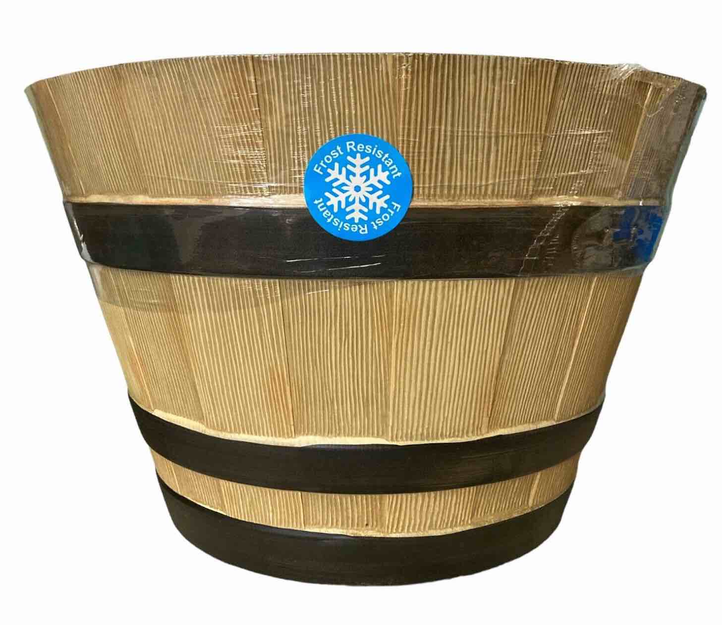 Member's Mark 22" Frost Resistant Wine Barrel Planter