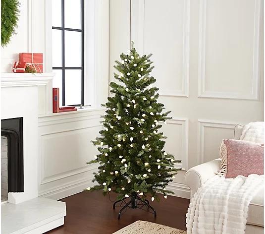 Bethlehem Lights 5' Nostalgic C7 Green Noble Spruce Tree