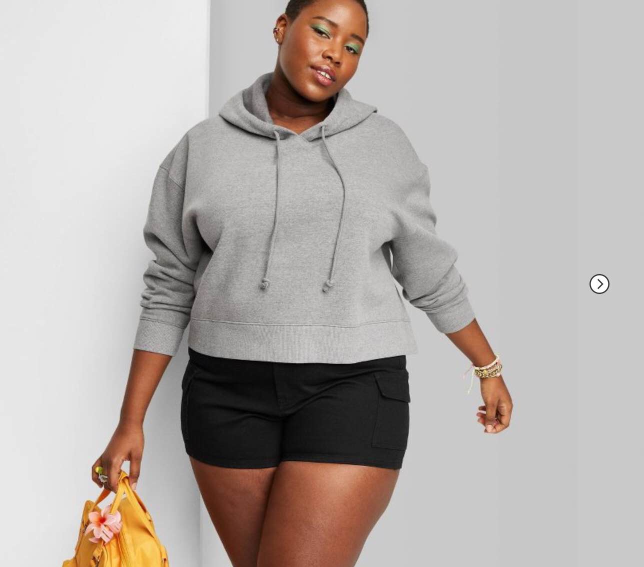 size small Wild Fable Brown Clay Crop top hoodie sweatshirt, (color differs from stock photo)