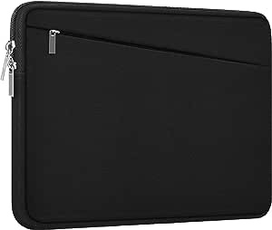 Laptop Sleeve 15.6 inch, Durable Briefcase Cover Shockproof Protective Case, Handbags Portable Laptop Bag for 15.6 inch HP Dell Asus Lenovo Notebook Computer, Laptop Case with Front Pocket, Black