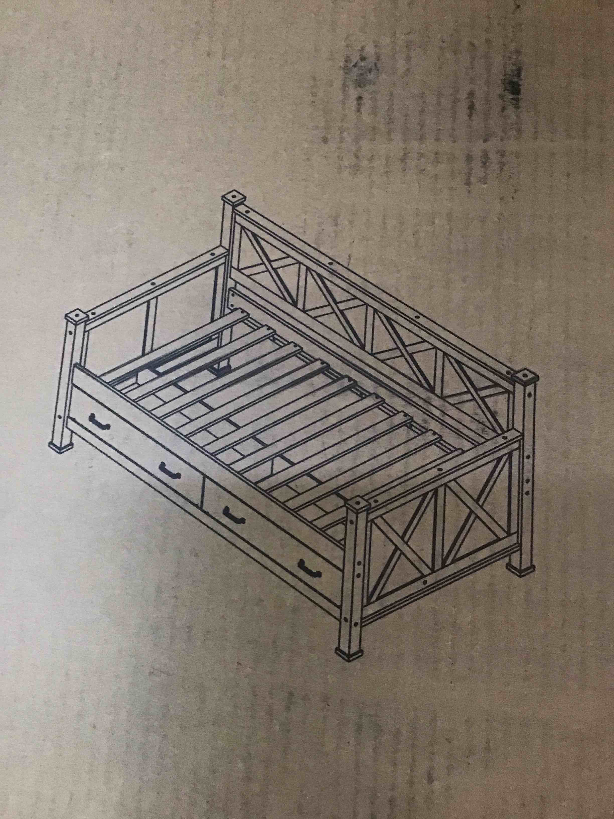 Day Bed Cream White Box 1 of 2