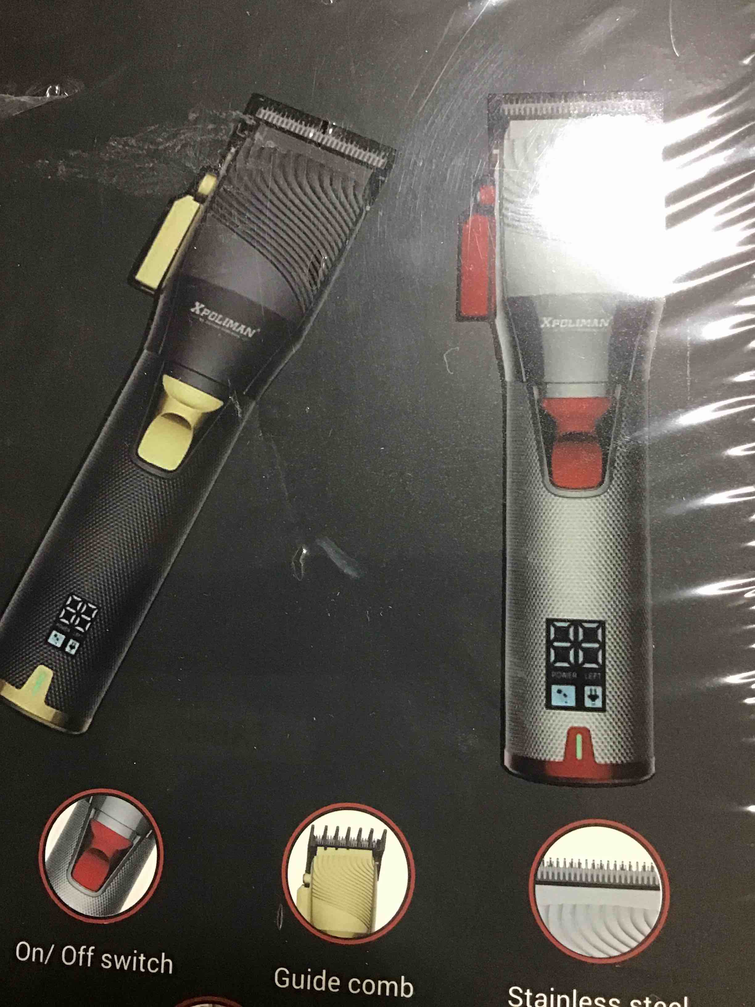 XPolimean beard trimmer for men hair clippers body mustache nose hair groomer cordles