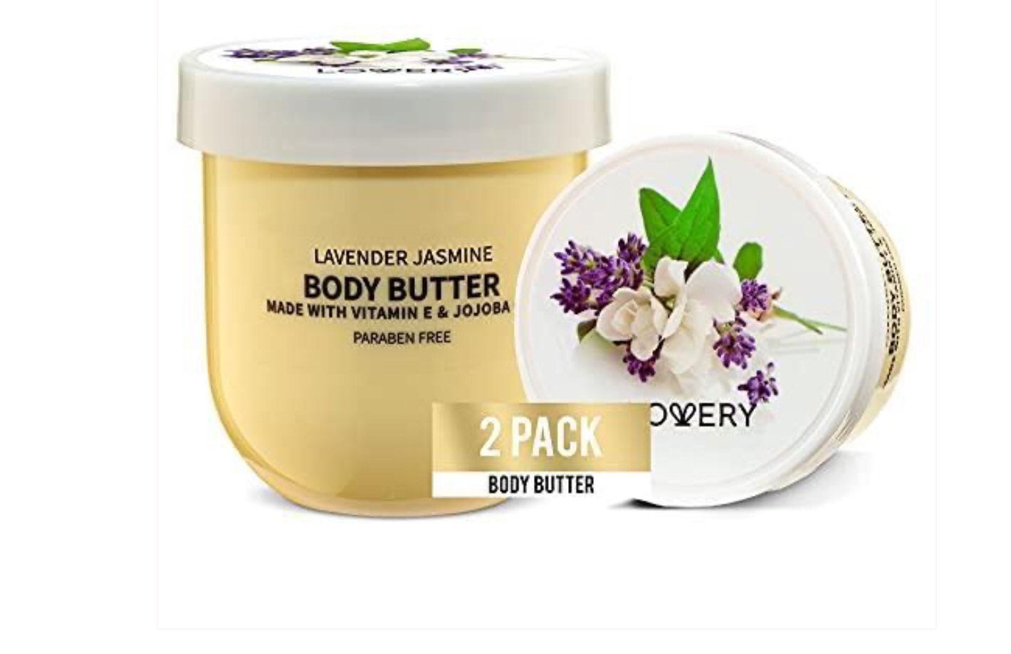 Lavender Jasmine Body Butter - 2Pc Whipped Cream