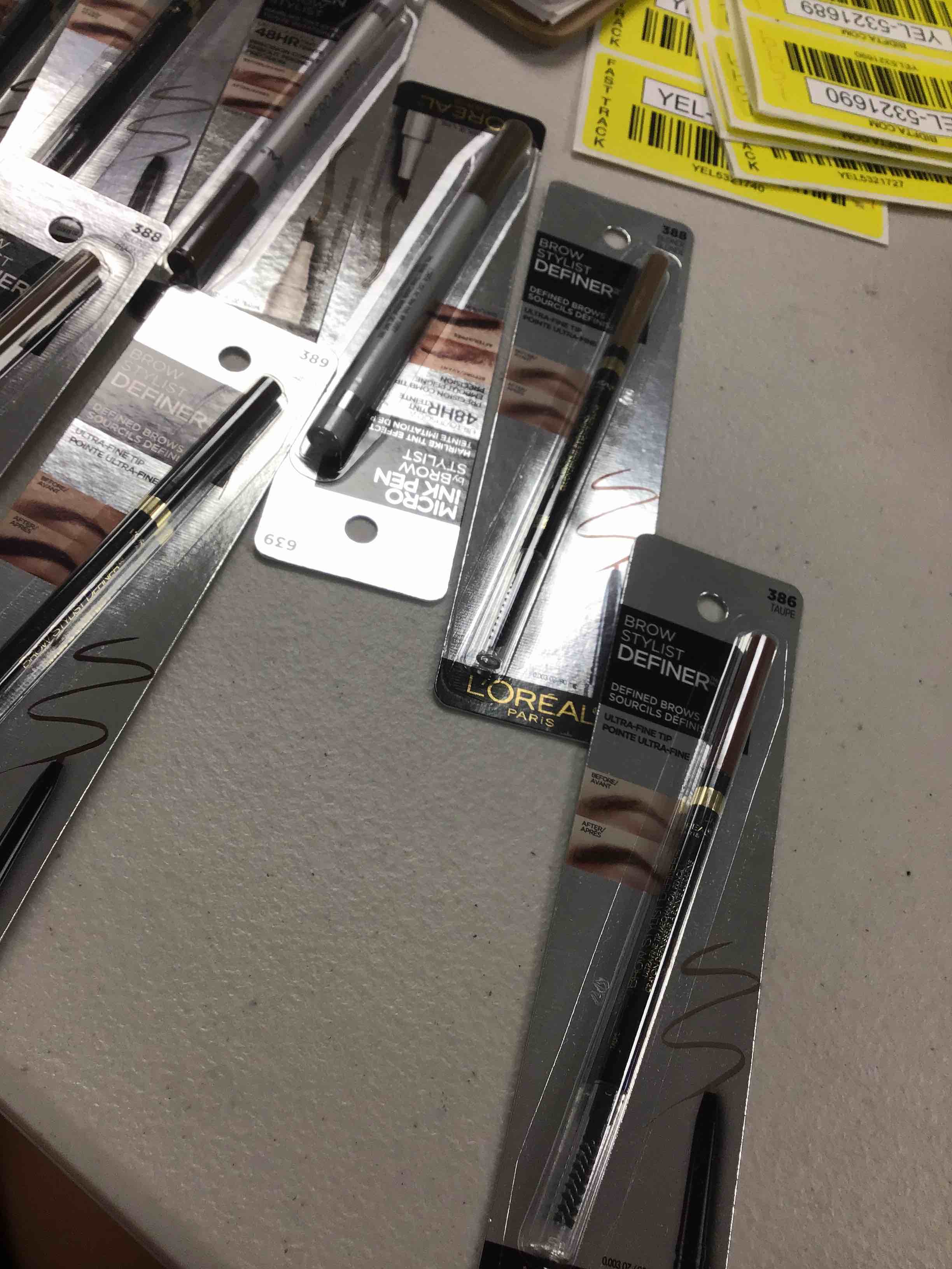 assorted eyeliner (colors may vary)