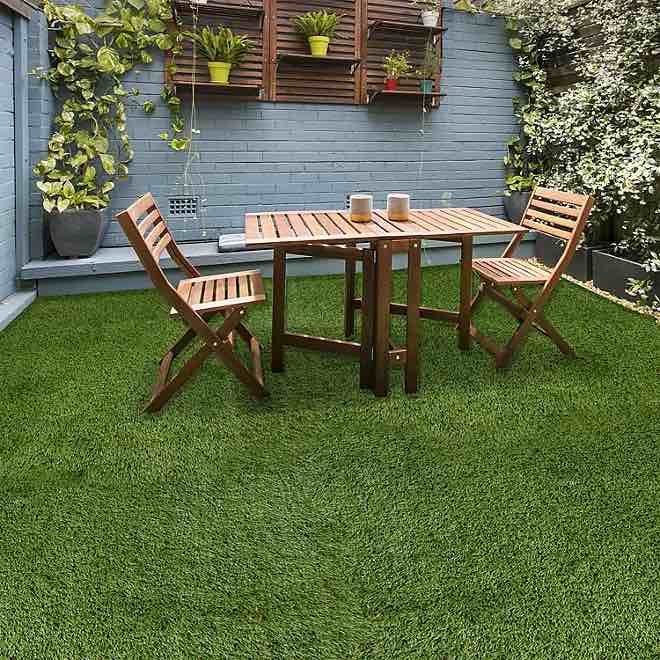 Select Surfaces Evergreen Artificial Grass Roll - 2 Sizes Available 7.38 ft x 8.76 ft