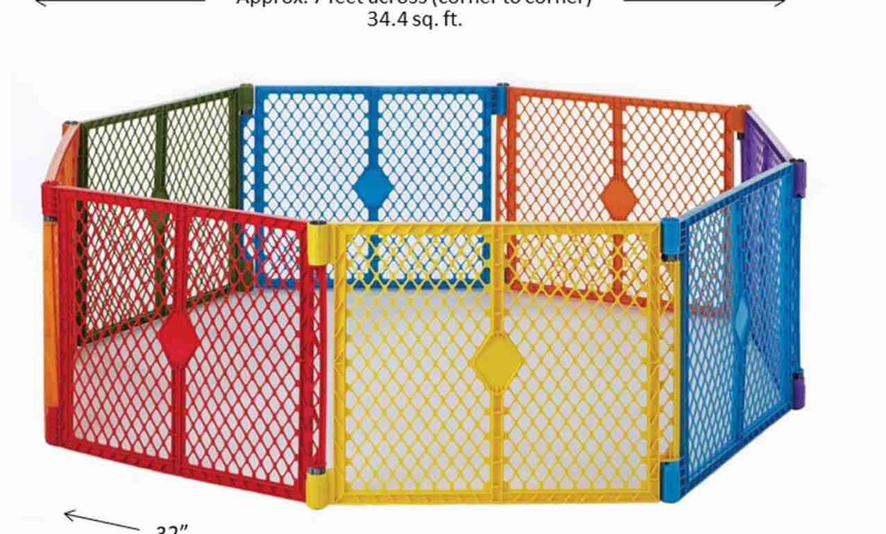 Toddleroo by North States Superyard Colorplay® 8-Panel 
