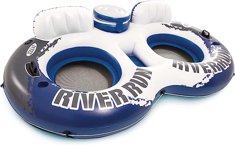 Intex 58837EP River Run II Sport Lounge, Inflatable Water Float, 951/2" x 62"