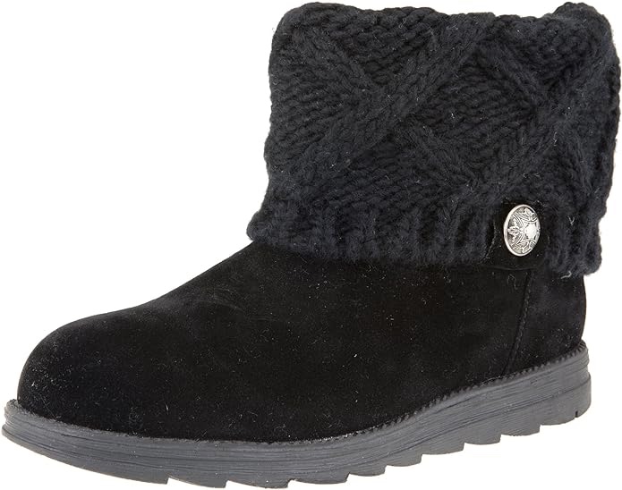 MUK LUKS Women's Patti Cable Cuff Boot Size 6
