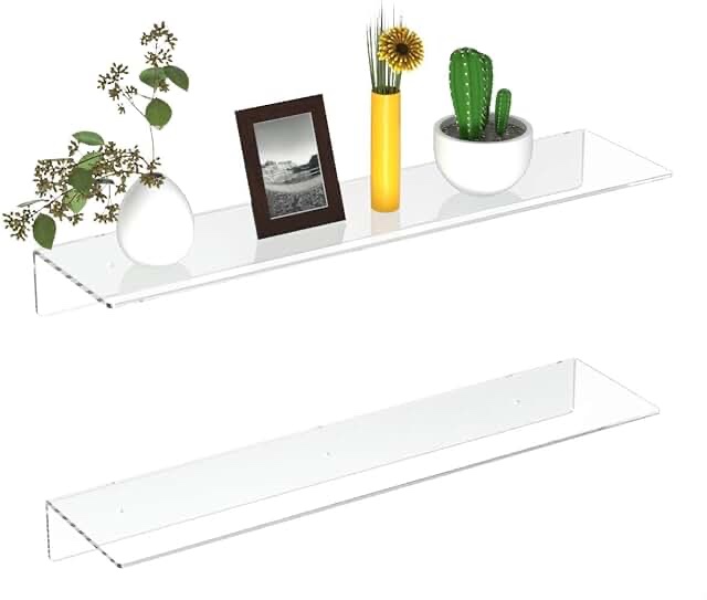 Acrylic Home Clear Floating Shelf