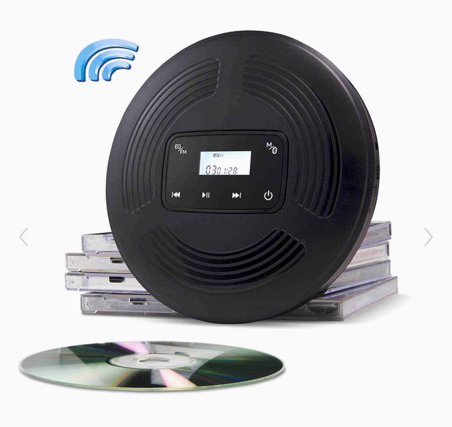 The Wireless Portable CD Player