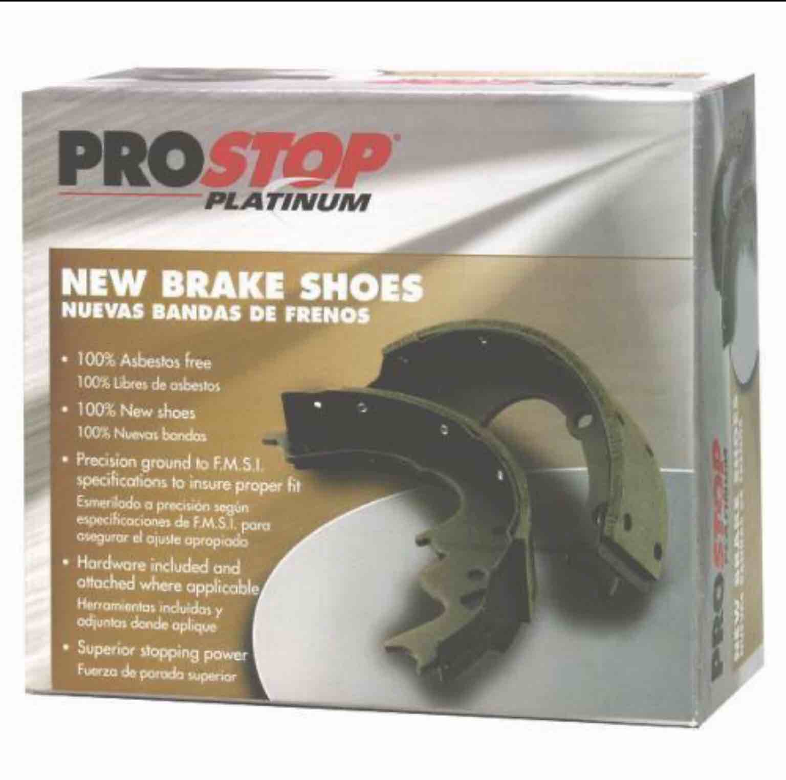 Pro Stop Platinum  581PG New Brake Shoes 
