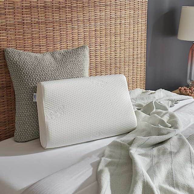 Tempur-Pedic TEMPUR-Ergo Neck Pillow, Small Profile, White