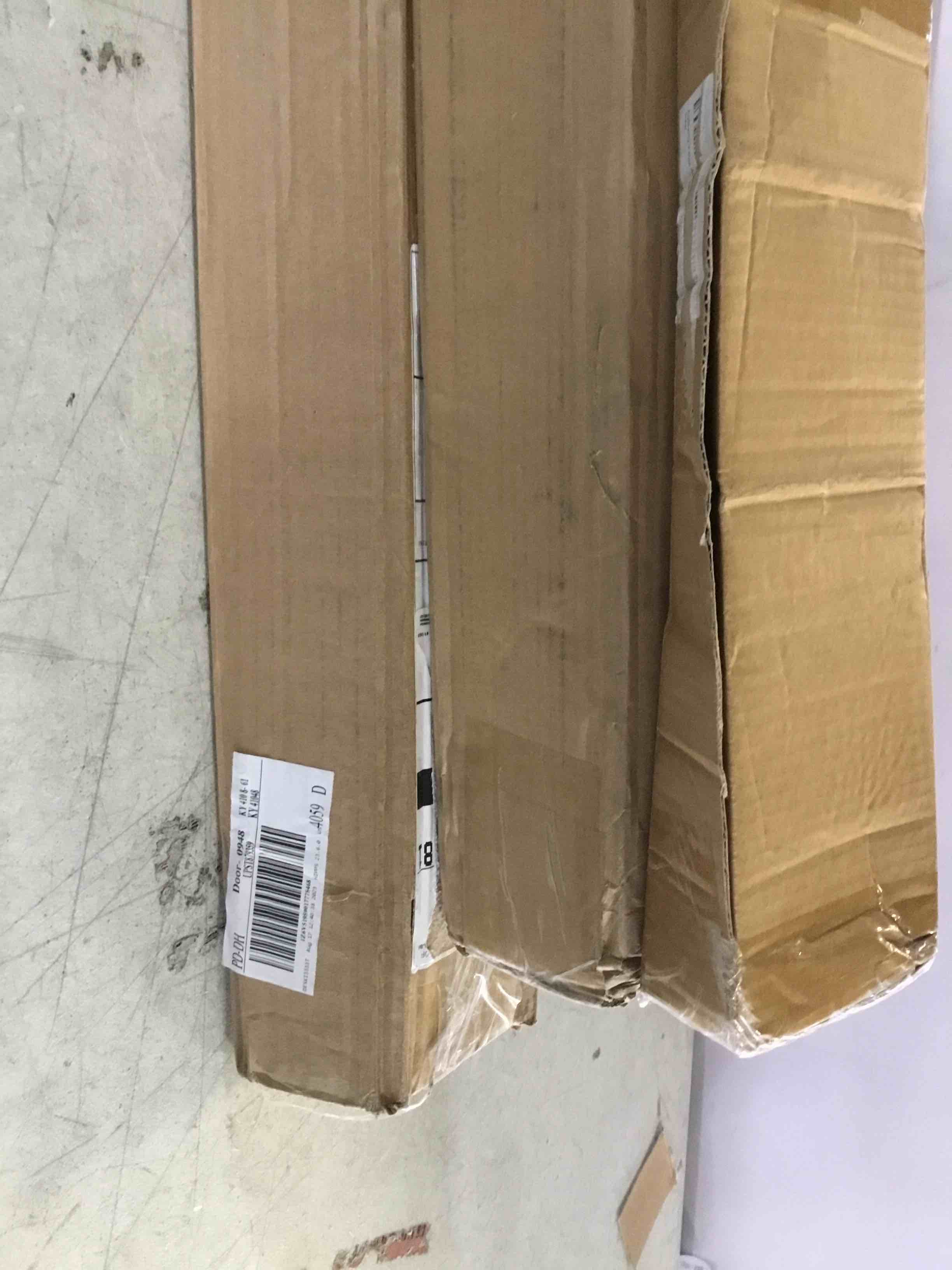 assorted flat poles curtain rods