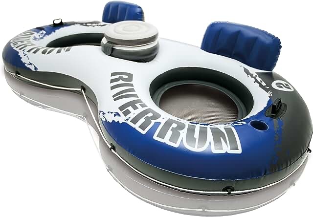 Intex 58837EP River Run II Sport Lounge, Inflatable Water Float, 951/2" x 62"